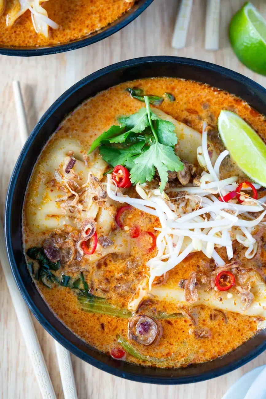 Quick Dumpling Laksa